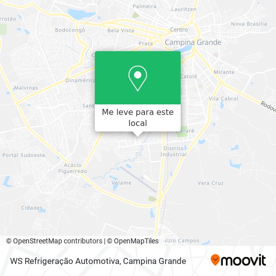 WS Refrigeração Automotiva mapa