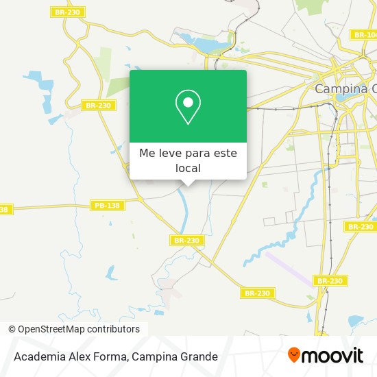 Academia Alex Forma mapa