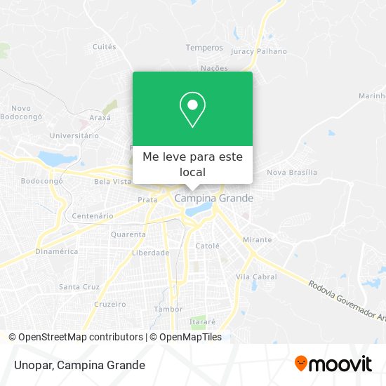 Unopar mapa