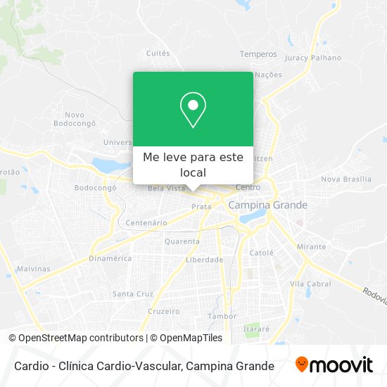 Cardio - Clínica Cardio-Vascular mapa