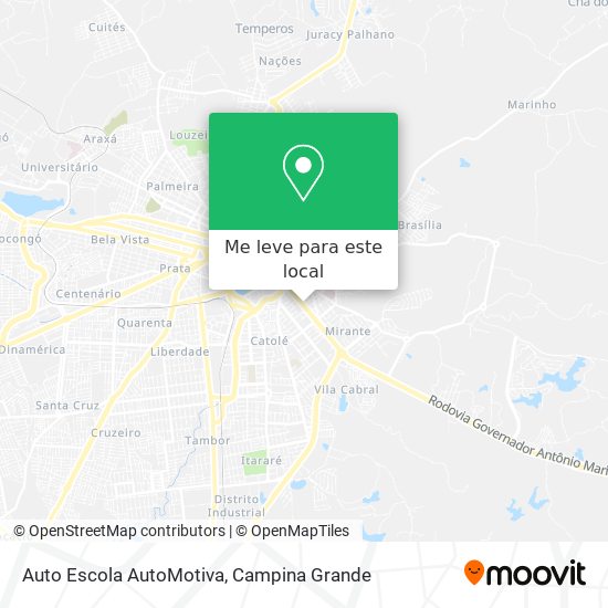 Auto Escola AutoMotiva mapa