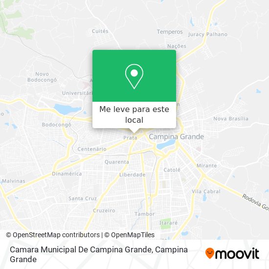 Camara Municipal De Campina Grande mapa