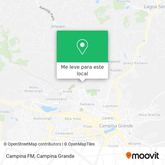 Campina FM mapa