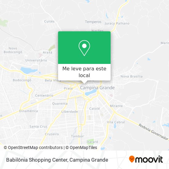 Babilônia Shopping Center mapa