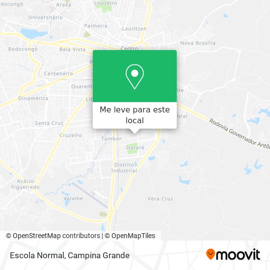 Escola Normal mapa