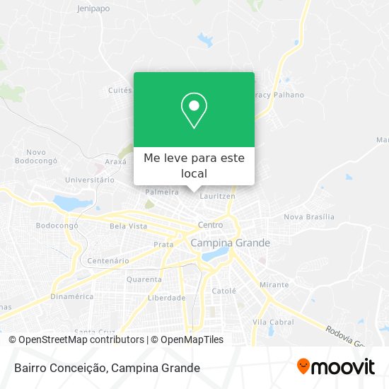 Bairro Conceição mapa