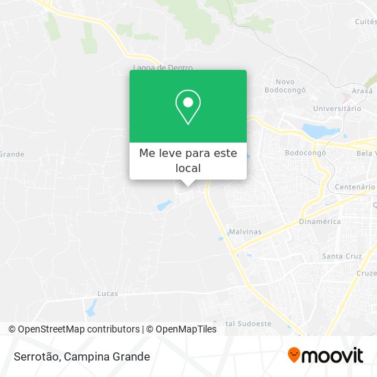 Serrotão mapa