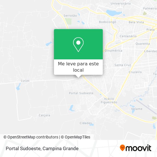 Portal Sudoeste mapa