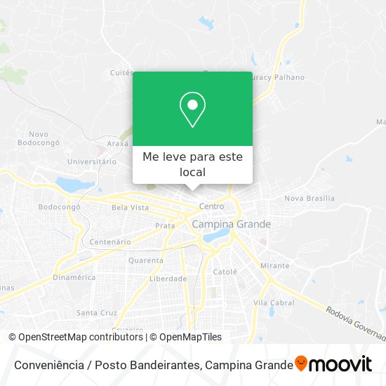 Conveniência / Posto Bandeirantes mapa