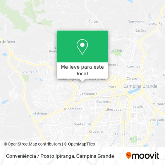 Conveniência / Posto Ipiranga mapa