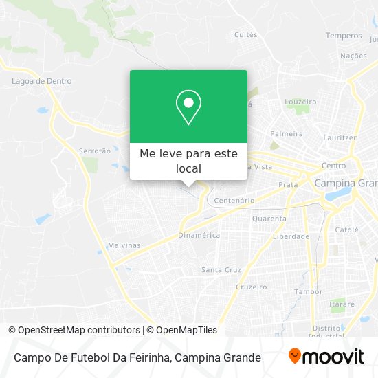Campo De Futebol Da Feirinha mapa