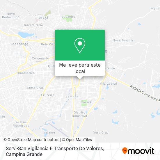 Servi-San Vigilância E Transporte De Valores mapa