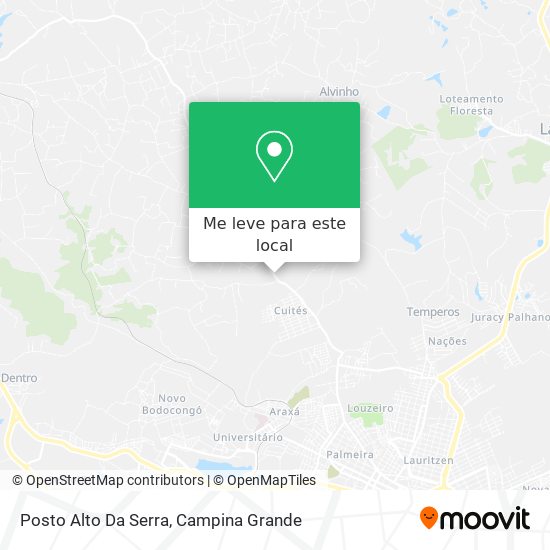 Posto Alto Da Serra mapa