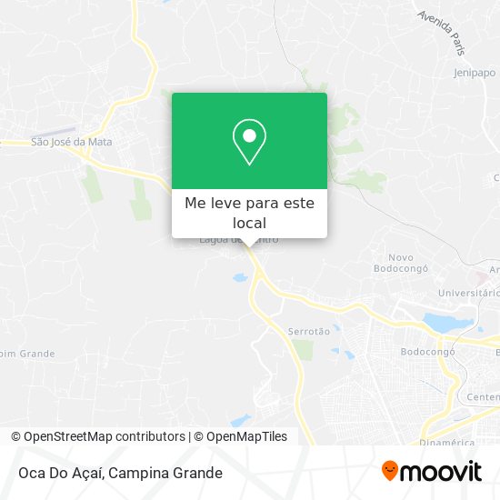 Oca Do Açaí mapa