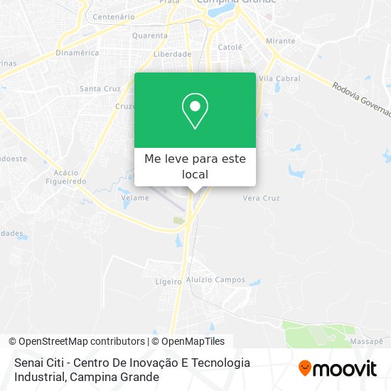 Senai Citi - Centro De Inovação E Tecnologia Industrial mapa