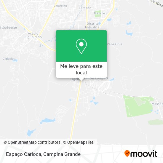 Espaço Carioca mapa