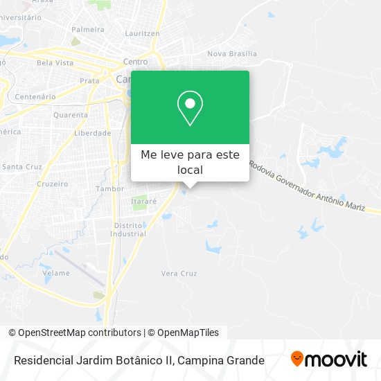 Residencial Jardim Botânico II mapa