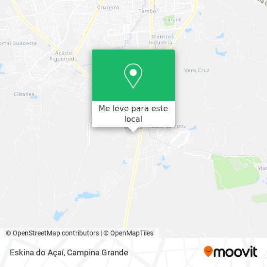 Eskina do Açaí mapa