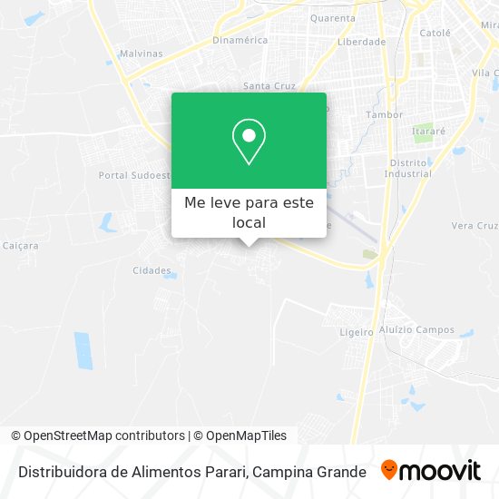 Distribuidora de Alimentos Parari mapa