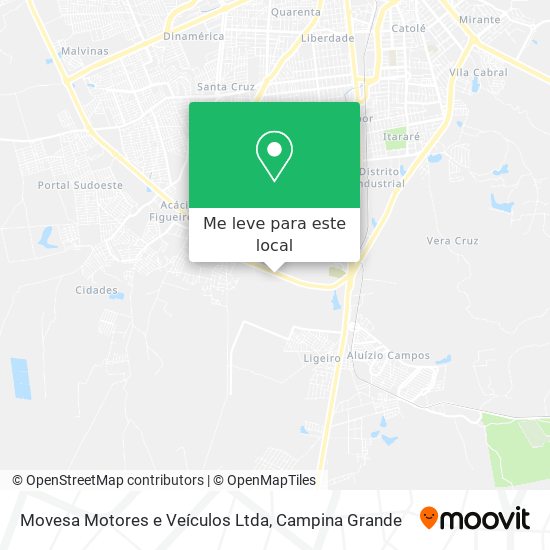 Movesa Motores e Veículos Ltda mapa