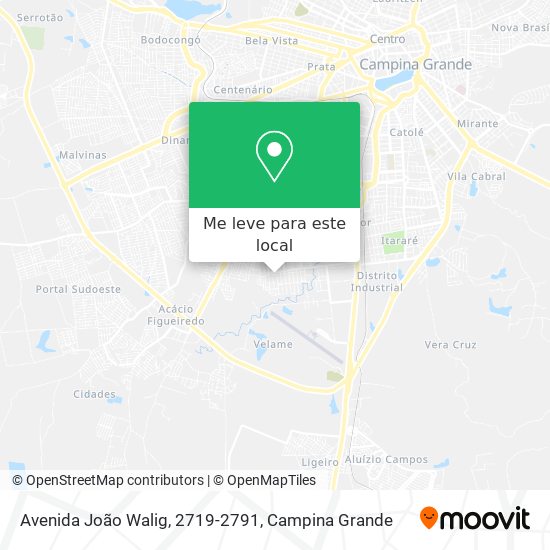 Avenida João Walig, 2719-2791 mapa