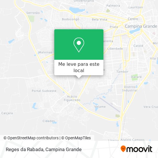 Reges da Rabada mapa