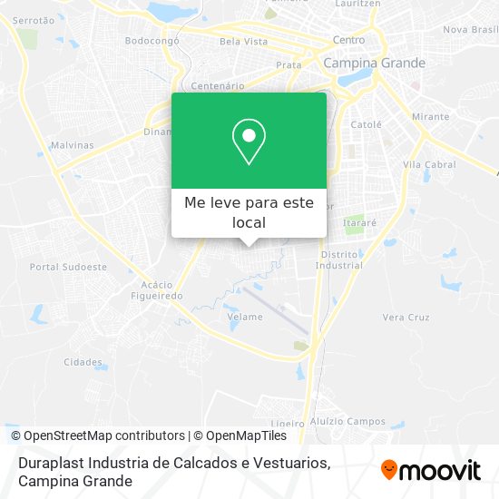 Duraplast Industria de Calcados e Vestuarios mapa