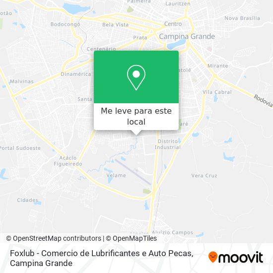 Foxlub - Comercio de Lubrificantes e Auto Pecas mapa