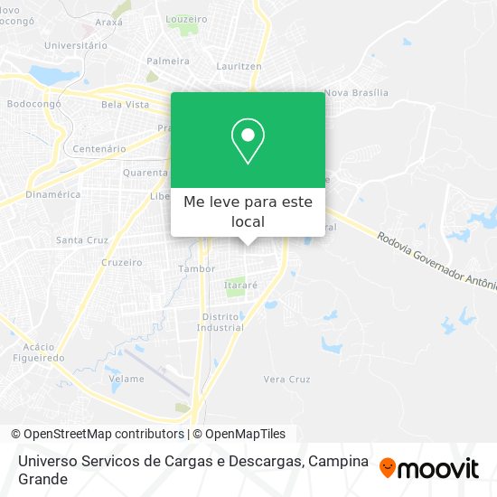 Universo Servicos de Cargas e Descargas mapa