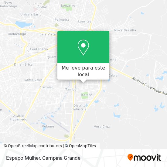 Espaço Mulher mapa