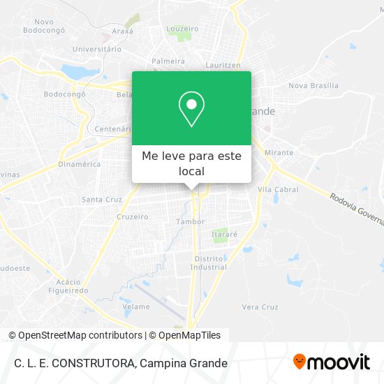C. L. E. CONSTRUTORA mapa