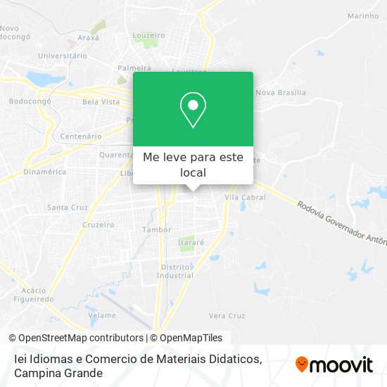 Iei Idiomas e Comercio de Materiais Didaticos mapa