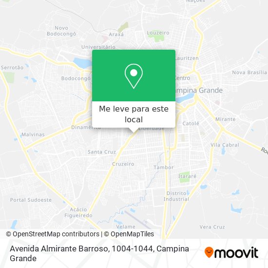 Avenida Almirante Barroso, 1004-1044 mapa