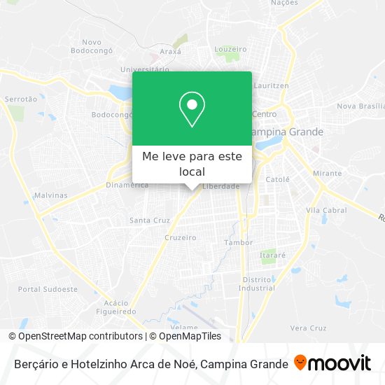 Berçário e Hotelzinho Arca de Noé mapa