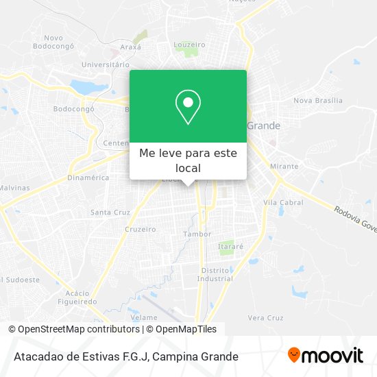 Atacadao de Estivas F.G.J mapa