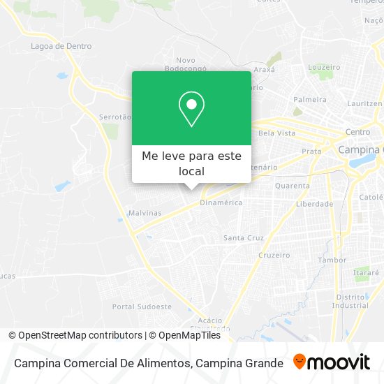 Campina Comercial De Alimentos mapa