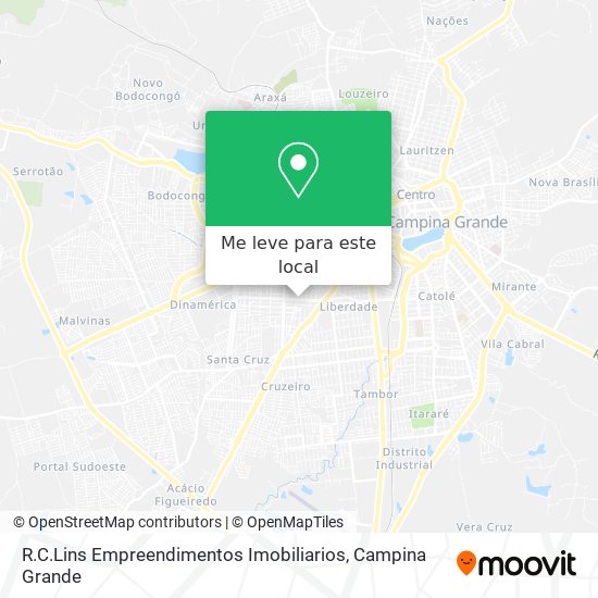 R.C.Lins Empreendimentos Imobiliarios mapa