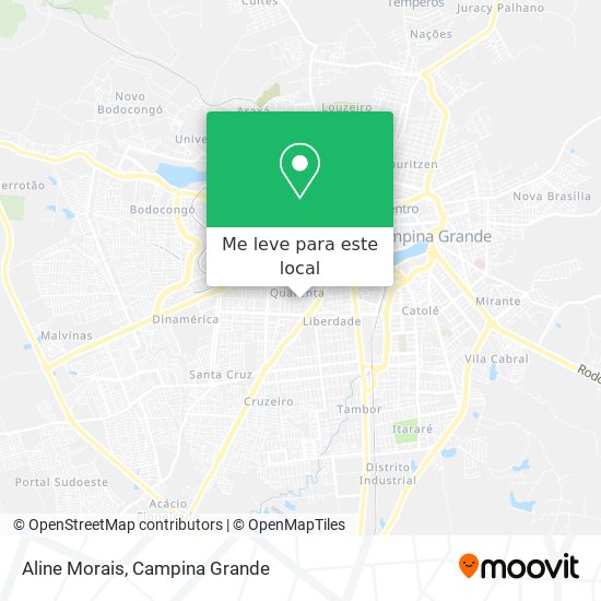 Aline Morais mapa