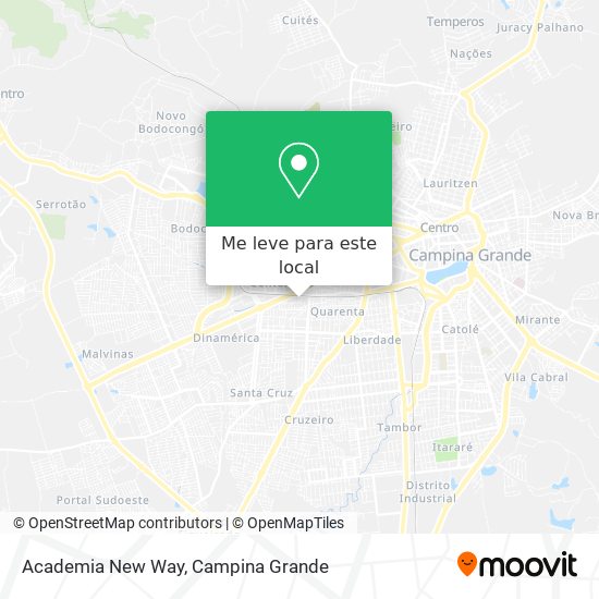 Academia New Way mapa