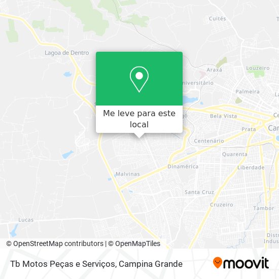 Tb Motos Peças e Serviços mapa