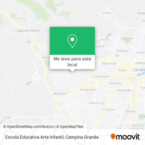 Escola Educativa Arte Infantil mapa