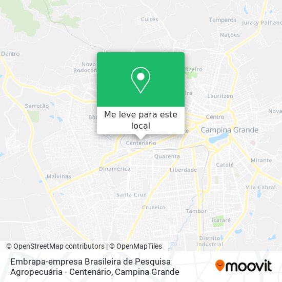 Embrapa-empresa Brasileira de Pesquisa Agropecuária - Centenário mapa
