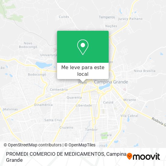 PROMEDI COMERCIO DE MEDICAMENTOS mapa