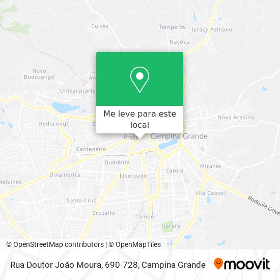 Rua Doutor João Moura, 690-728 mapa