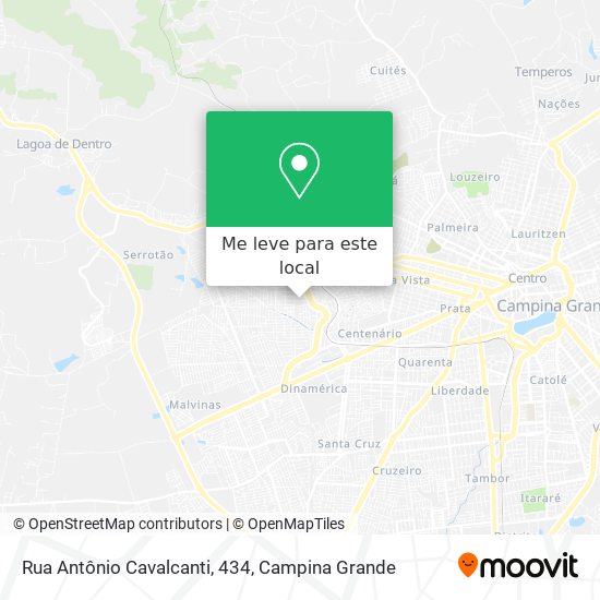 Rua Antônio Cavalcanti, 434 mapa