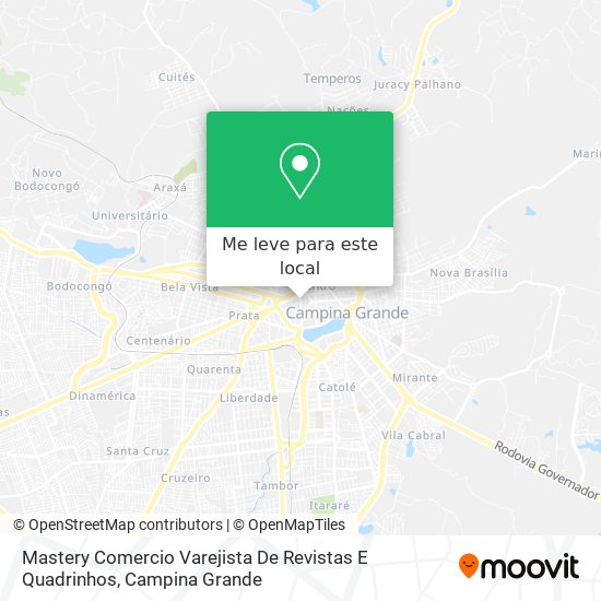 Mastery Comercio Varejista De Revistas E Quadrinhos mapa