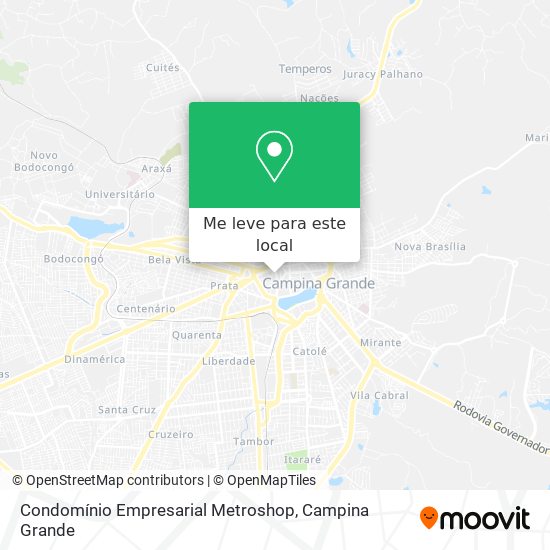Condomínio Empresarial Metroshop mapa