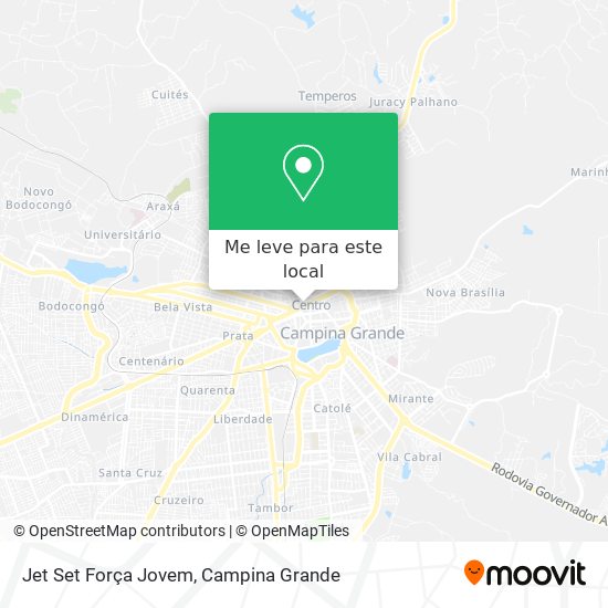 Jet Set Força Jovem mapa