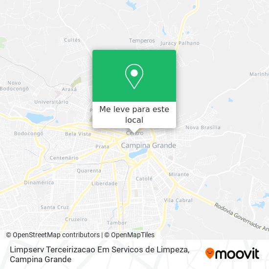 Limpserv Terceirizacao Em Servicos de Limpeza mapa