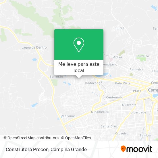 Construtora Precon mapa